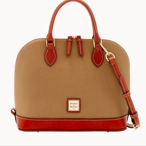 Dooney & Burke Pebble Zip Zip Satchel